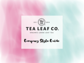 Tea Leaf Co Style Guide coverpage